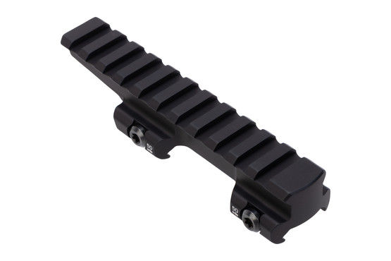 Lightweight Picatinny optic riser, 0.69" height.